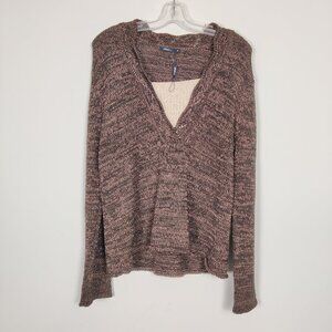 Dash Women's Sweater New Size 14 Brown Pink Knitwear Pullover Casual Y2K 90s